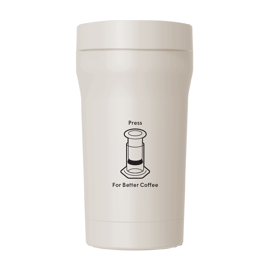 AeroPress Travel Coffee Tumbler - Stainless Steel - Everyday Coffee Drinkware for Convenient Serving