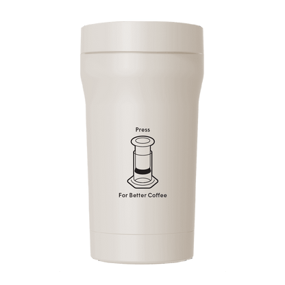 AeroPress Travel Coffee Tumbler - Stainless Steel - Everyday Coffee Drinkware for Convenient Serving