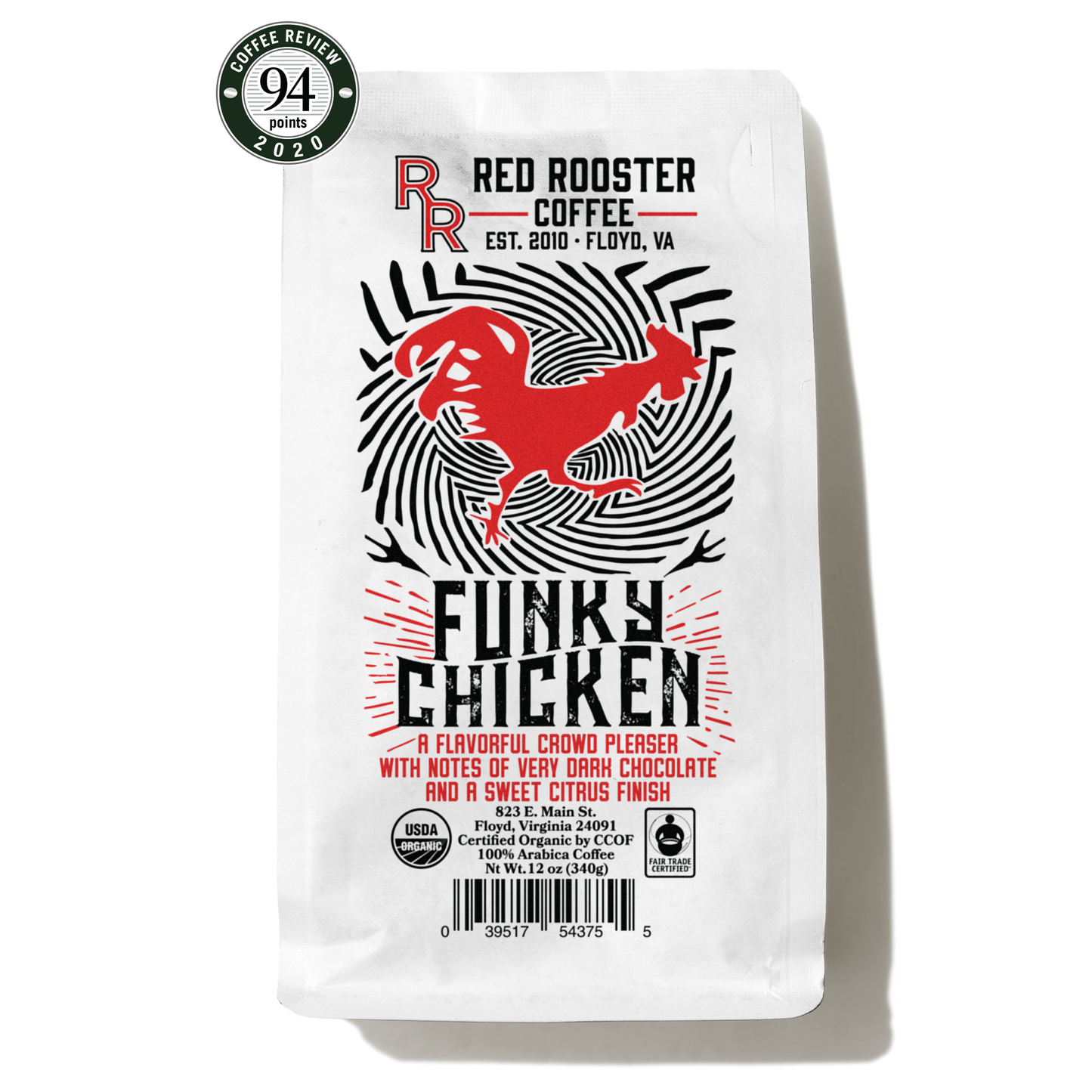 Organic Funky Chicken - Roasted Coffee for AeroPress and Drip Brewing