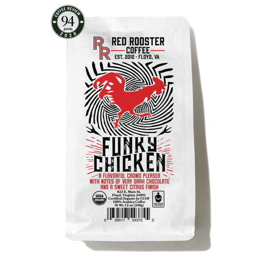 Organic Funky Chicken - Roasted Coffee for AeroPress and Drip Brewing