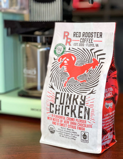 Organic Funky Chicken - Roasted Coffee for AeroPress and Drip Brewing