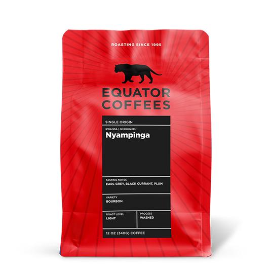Rwanda Nyampinga 12 oz - Roasted Coffee for AeroPress and Drip Brewing