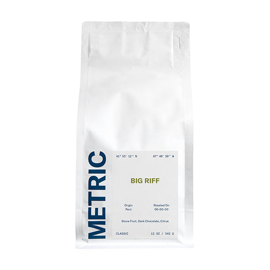 Big Riff 12 oz - Roasted Coffee for AeroPress and Drip Brewing