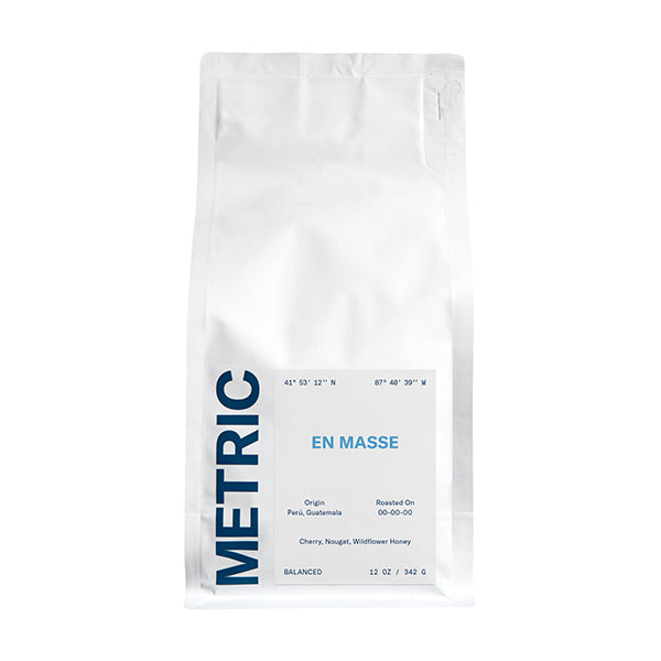 En Masse 12 oz - Roasted Coffee for AeroPress and Drip Brewing
