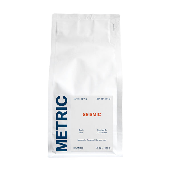 Seismic 12 oz - Roasted Coffee for AeroPress and Drip Brewing