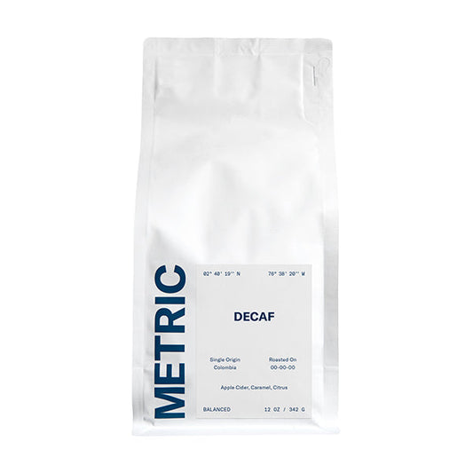 Decaf 12 oz - Roasted Coffee for AeroPress and Drip Brewing