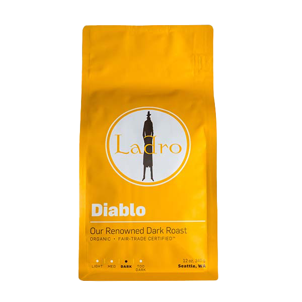 Diablo 12 oz - Roasted Coffee for AeroPress and Drip Brewing