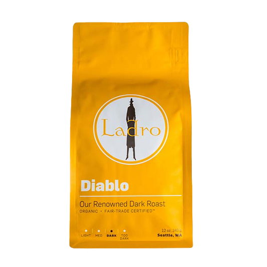 Diablo 12 oz - Roasted Coffee for AeroPress and Drip Brewing