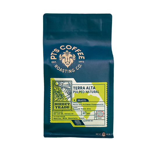 Terra Alta Pulped Natural 12 oz - Roasted Coffee for AeroPress and Drip Brewing