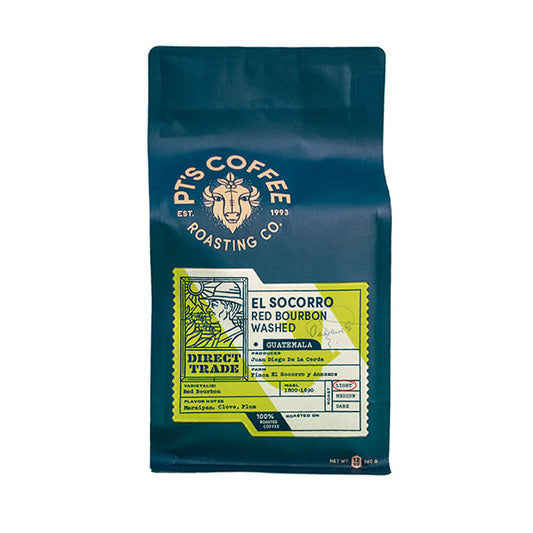 El Socorro Red Bourbon 12 oz - Roasted Coffee for AeroPress and Drip Brewing