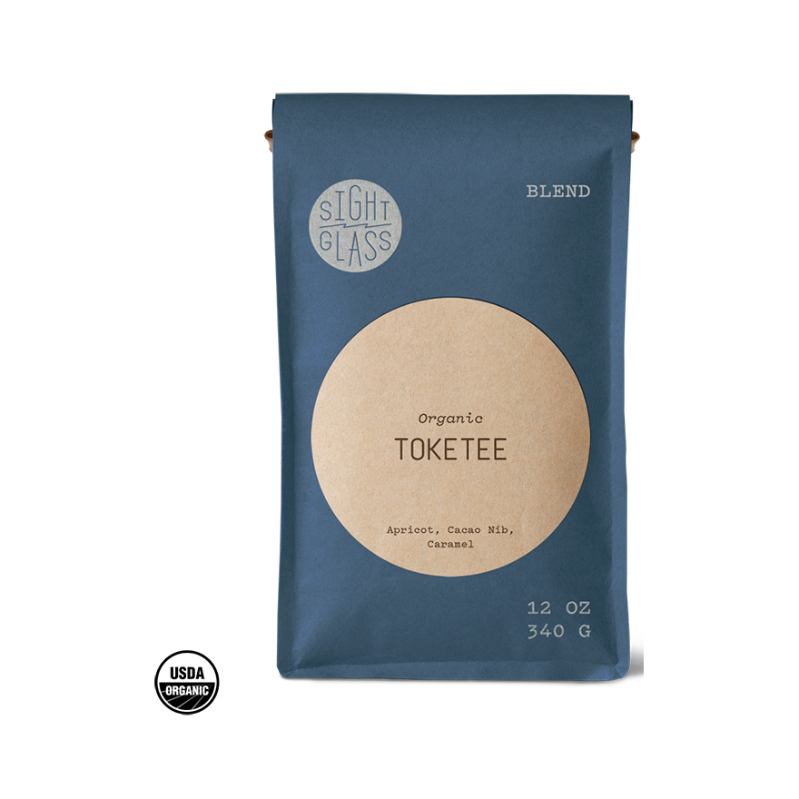 Organic Toketee 12 oz - Roasted Coffee for AeroPress and Drip Brewing