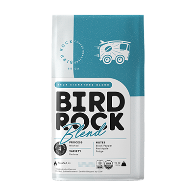 Bird Rock Blend 10 oz - Roasted Coffee for AeroPress and Drip Brewing
