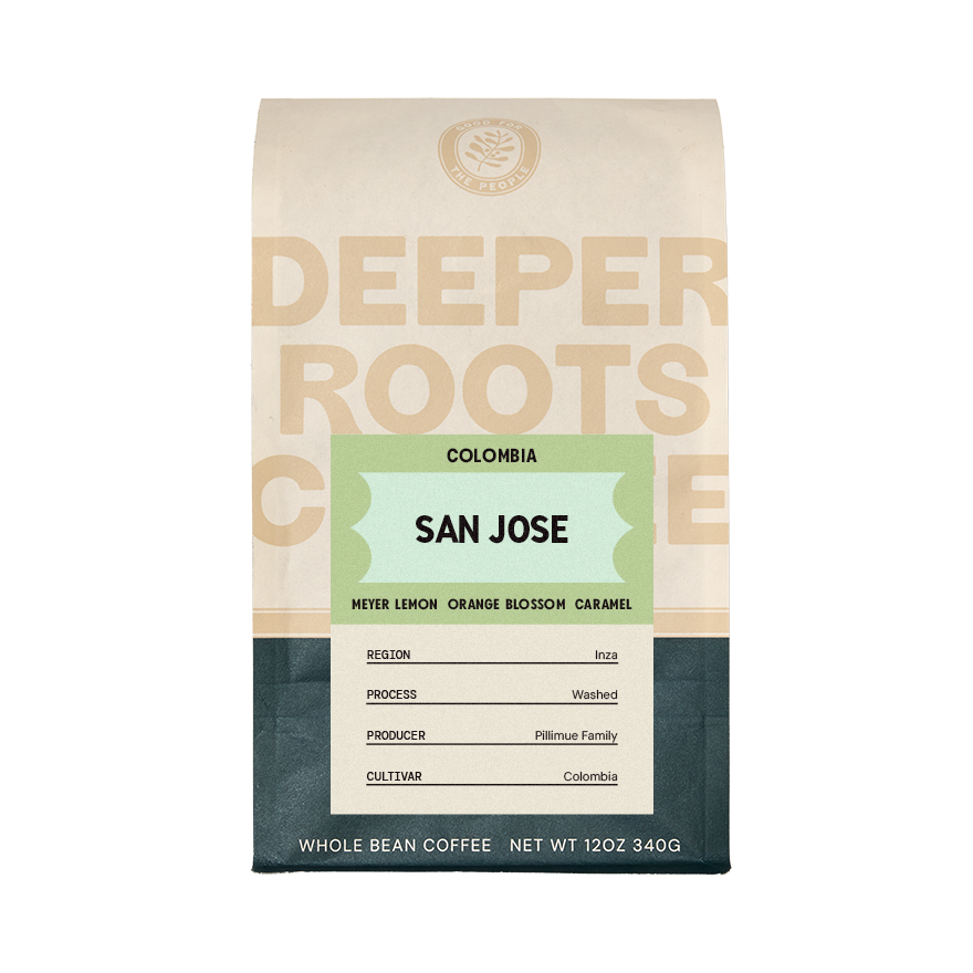 Colombia San Jose 12 oz - Roasted Coffee for AeroPress and Drip Brewing
