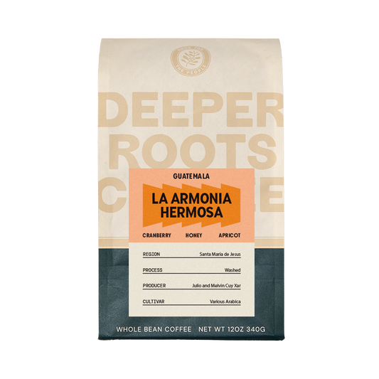 La Armonia Hermosa 12 oz - Roasted Coffee for AeroPress and Drip Brewing