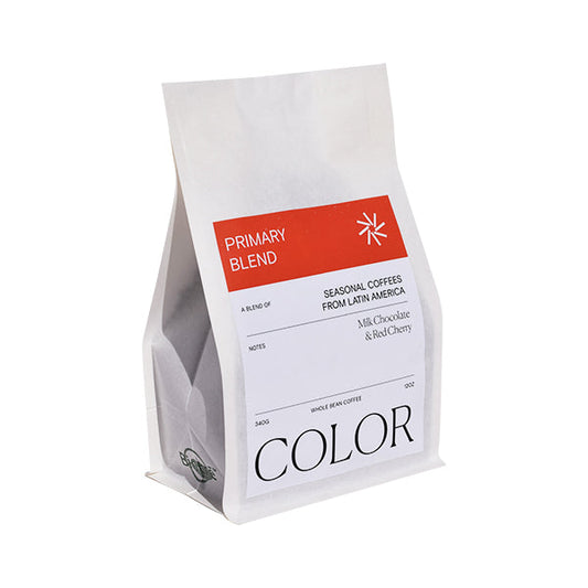 Primary (Our Seasonal Blend) 12 oz - Roasted Coffee for AeroPress and Drip Brewing