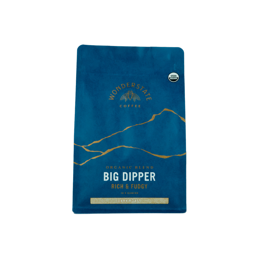 Organic Big Dipper 10.5 oz - Roasted Coffee for AeroPress and Drip Brewing