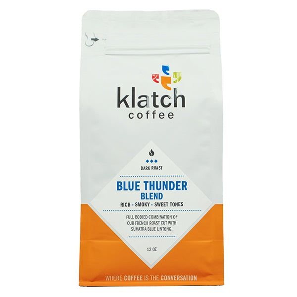 Blue Thunder Blend 12 oz - Roasted Coffee for AeroPress and Drip Brewing