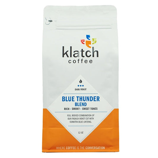 Blue Thunder Blend 12 oz - Roasted Coffee for AeroPress and Drip Brewing