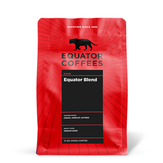 Equator Blend 12 oz - Roasted Coffee for AeroPress and Drip Brewing