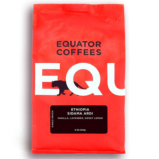 Ethiopia Sidama Ardi 12 oz - Roasted Coffee for AeroPress and Drip Brewing