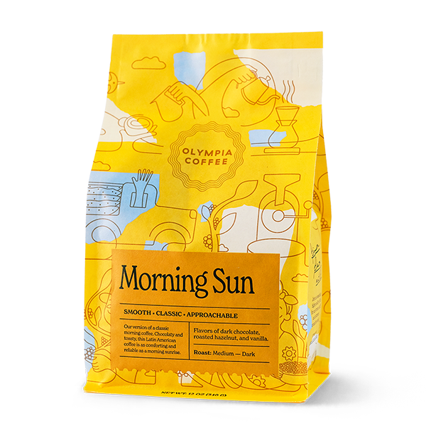 Morning Sun 12 oz - Roasted Coffee for AeroPress and Drip Brewing