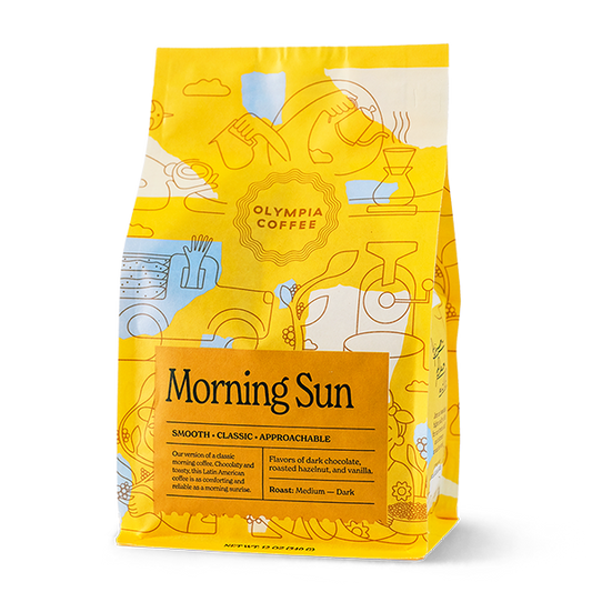 Morning Sun 12 oz - Roasted Coffee for AeroPress and Drip Brewing