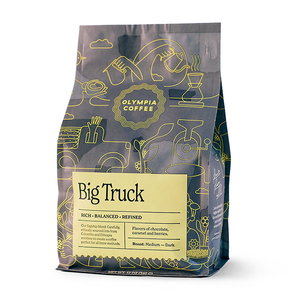 Big Truck 12 oz - Roasted Coffee for AeroPress and Drip Brewing