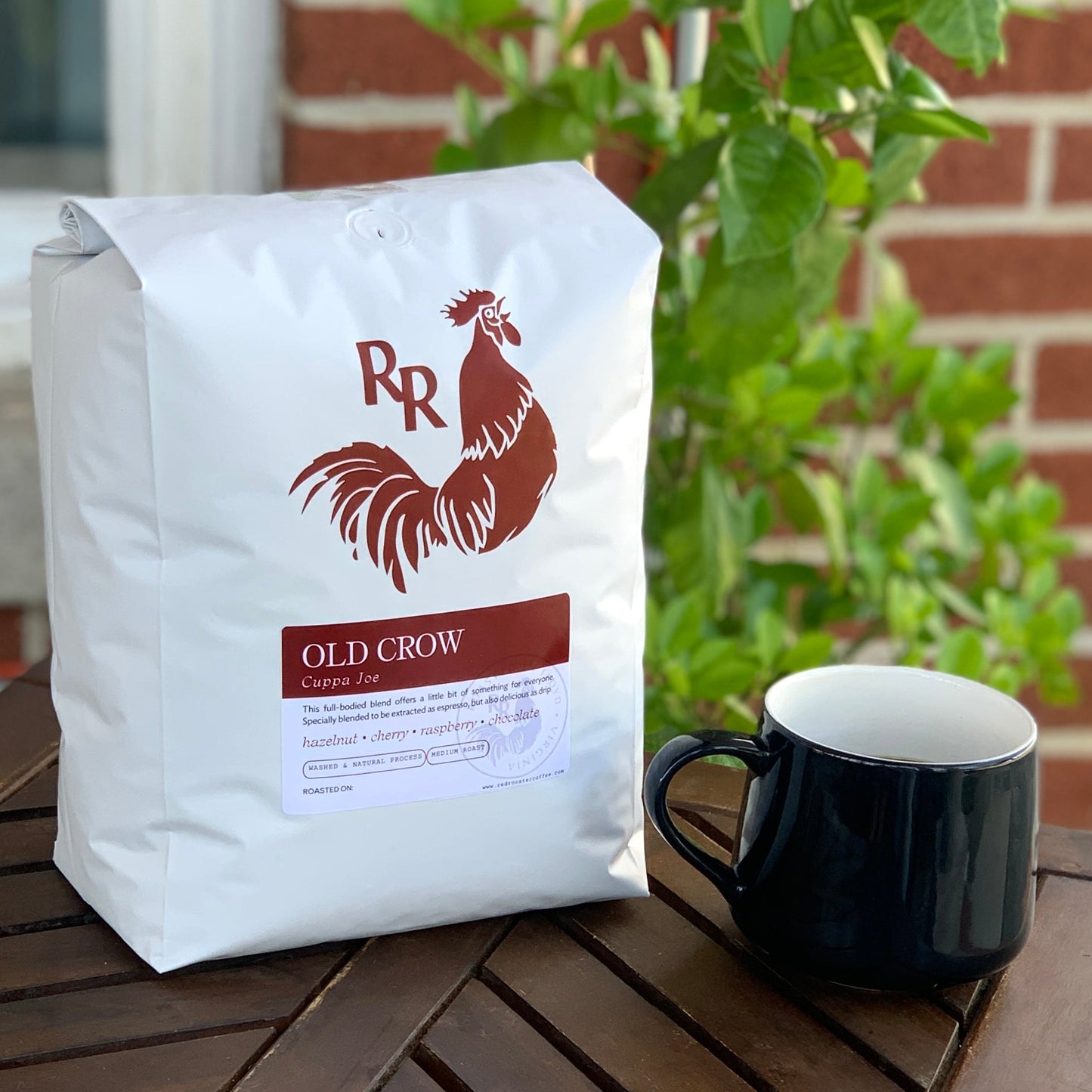 Organic Old Crow Cuppa Joe - Roasted Coffee for AeroPress and Drip Brewing