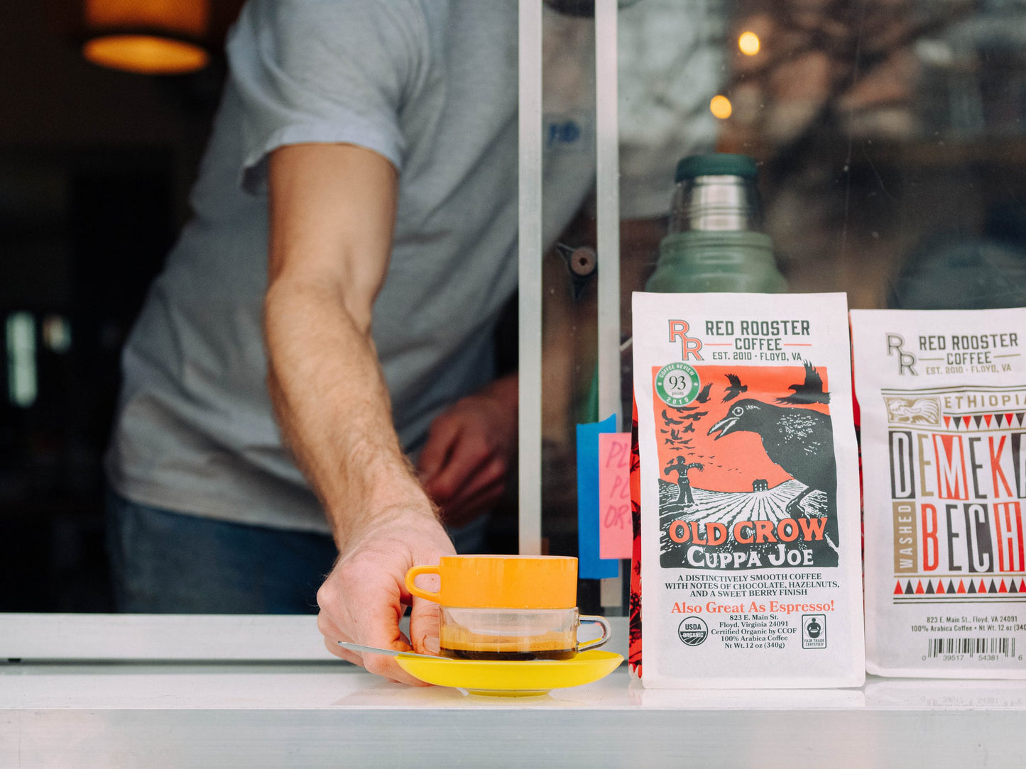 Organic Old Crow Cuppa Joe - Roasted Coffee for AeroPress and Drip Brewing