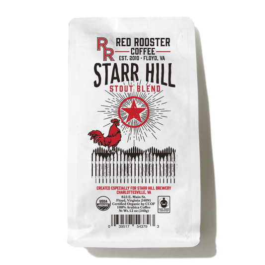 Organic Starr Hill Stout Blend - Roasted Coffee for AeroPress and Drip Brewing