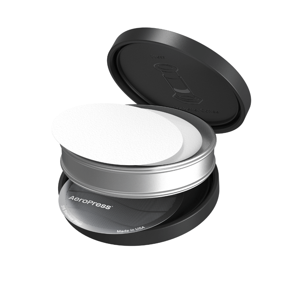 AeroPress Travel Filter Holder - Reusable Filter Design for Coffee Preparation