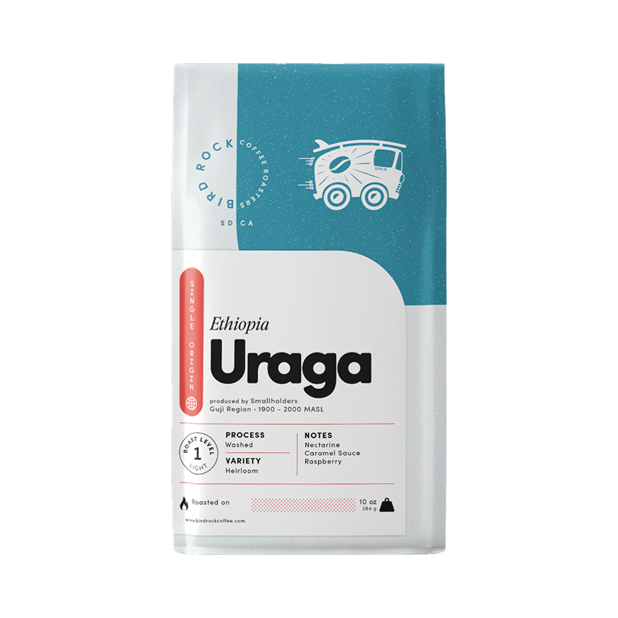 UragaEthiopia 10 oz - Roasted Coffee for AeroPress and Drip Brewing