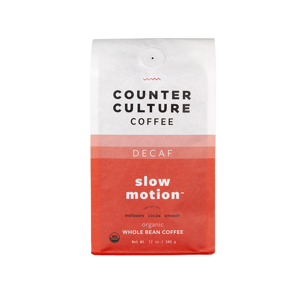 Slow Motion - Decaf 12 oz - Roasted Coffee for AeroPress and Drip Brewing