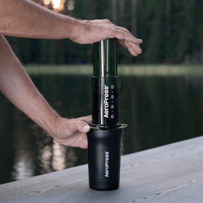 AeroPress Travel Coffee Tumbler - Stainless Steel - Everyday Coffee Drinkware for Convenient Serving