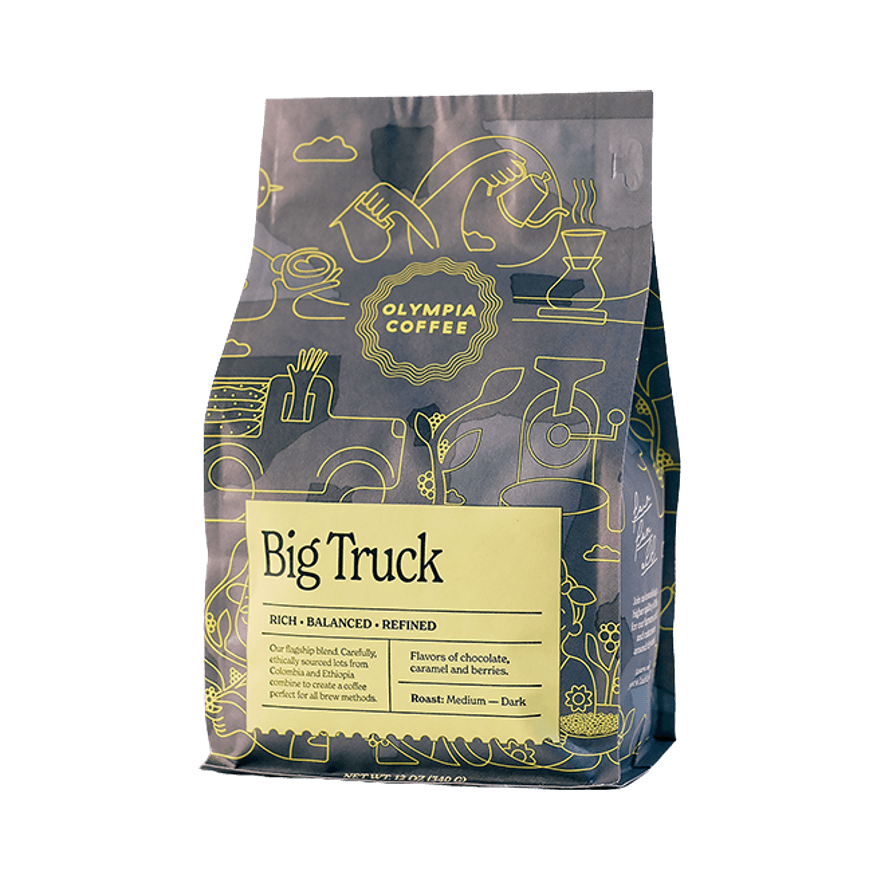 Big Truck 2 lb - Roasted Coffee for AeroPress and Drip Brewing