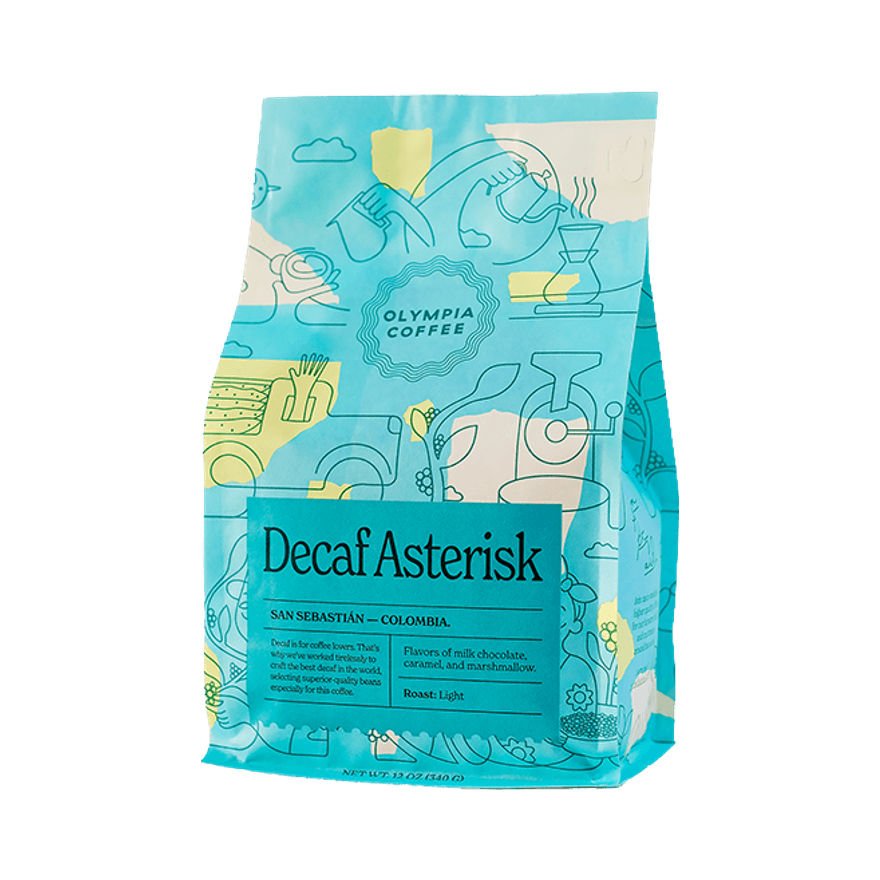 Decaf Asterisk 2 lb - Roasted Coffee for AeroPress and Drip Brewing