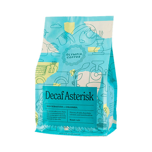 Decaf Asterisk 2 lb - Roasted Coffee for AeroPress and Drip Brewing