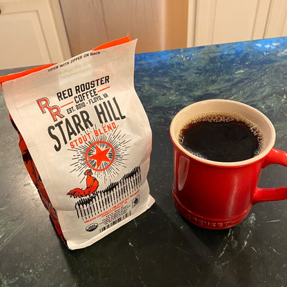 Organic Starr Hill Stout Blend - Roasted Coffee for AeroPress and Drip Brewing