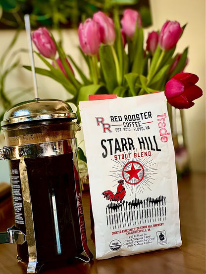 Organic Starr Hill Stout Blend - Roasted Coffee for AeroPress and Drip Brewing
